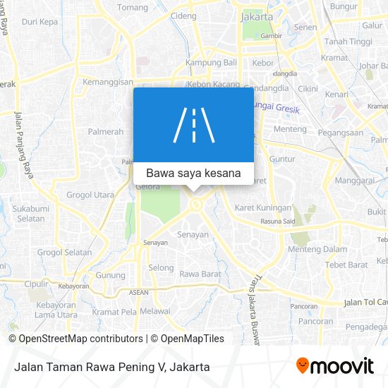 Peta Jalan Taman Rawa Pening V