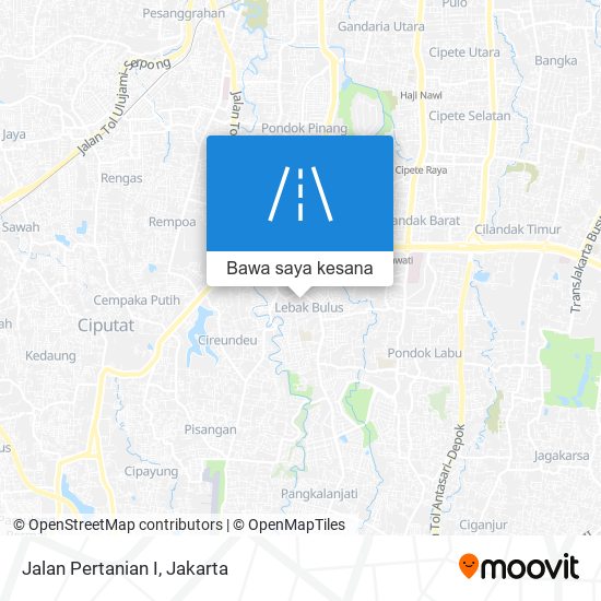 Peta Jalan Pertanian I