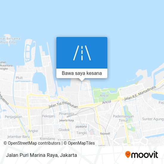 Peta Jalan Puri Marina Raya