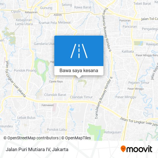 Peta Jalan Puri Mutiara IV