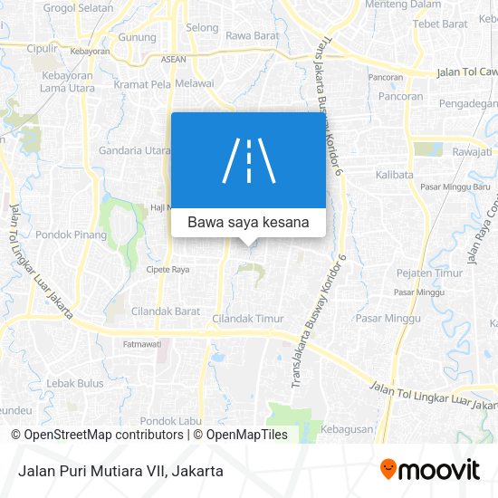 Peta Jalan Puri Mutiara VII
