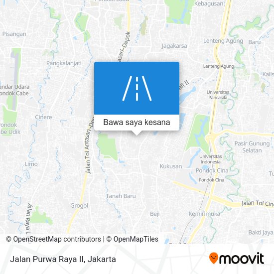 Peta Jalan Purwa Raya II