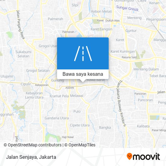 Peta Jalan Senjaya