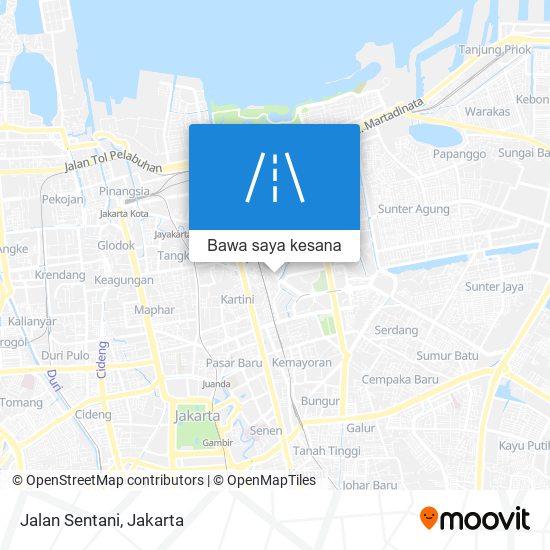 Peta Jalan Sentani