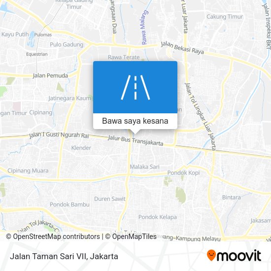 Peta Jalan Taman Sari VII