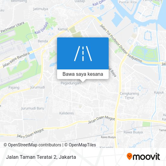 Peta Jalan Taman Teratai 2