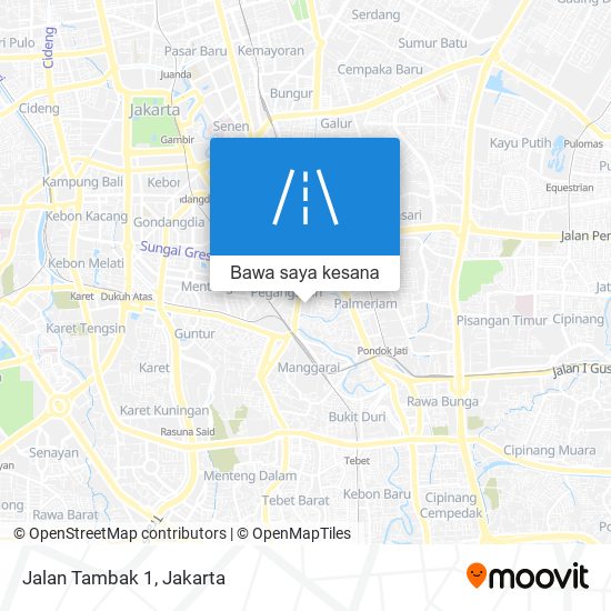 Peta Jalan Tambak 1