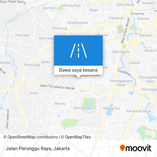 Peta Jalan Perunggu Raya