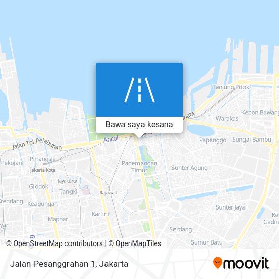 Peta Jalan Pesanggrahan 1