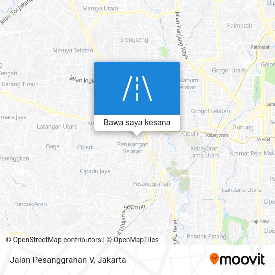 Peta Jalan Pesanggrahan V