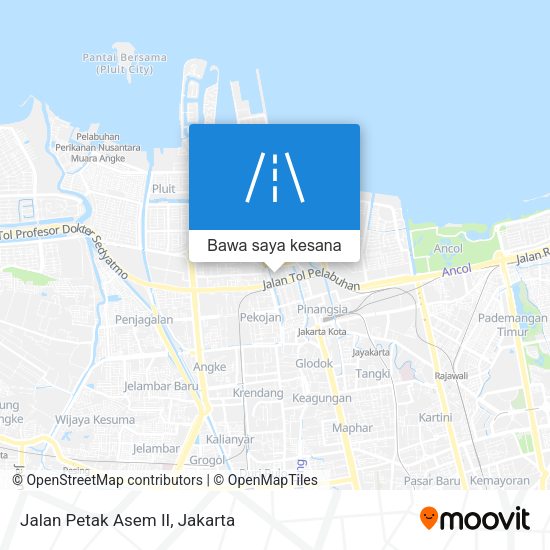 Peta Jalan Petak Asem II