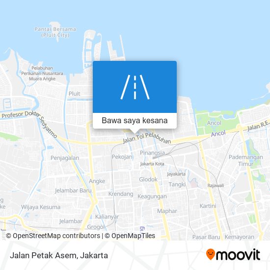 Peta Jalan Petak Asem