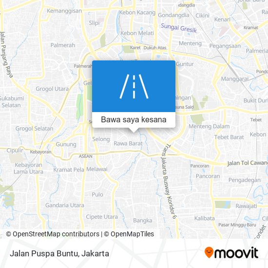 Peta Jalan Puspa Buntu