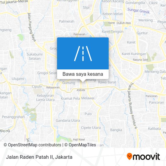 Peta Jalan Raden Patah II