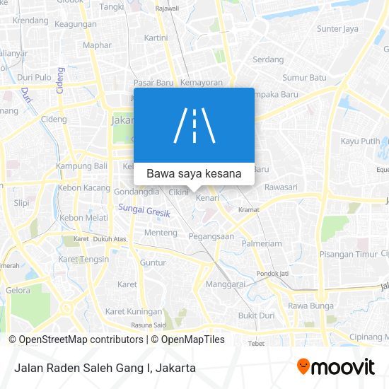 Peta Jalan Raden Saleh Gang I
