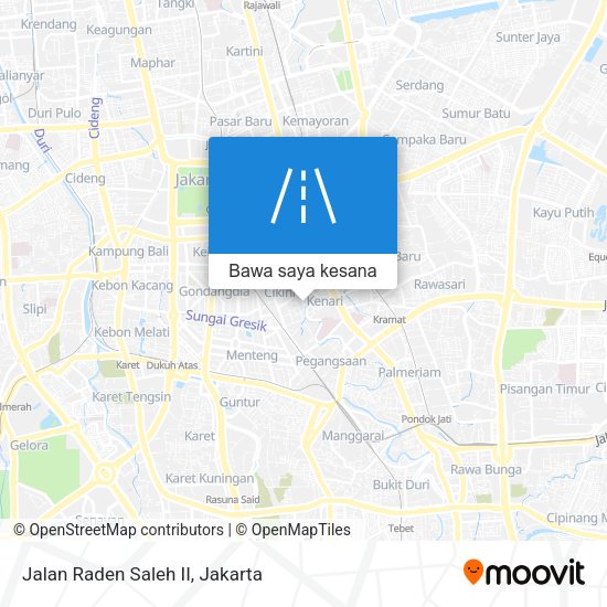 Peta Jalan Raden Saleh II