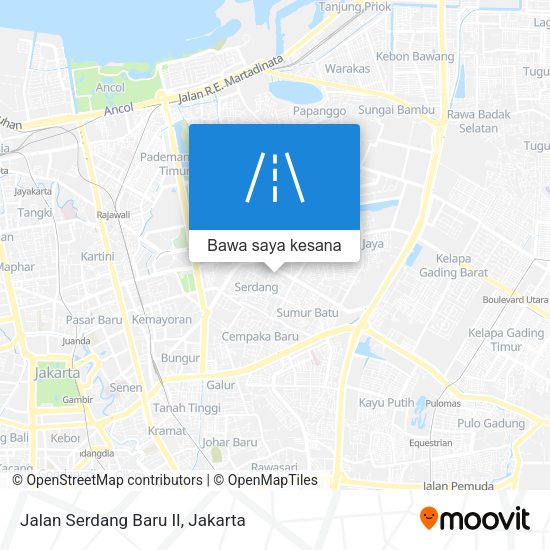 Peta Jalan Serdang Baru II