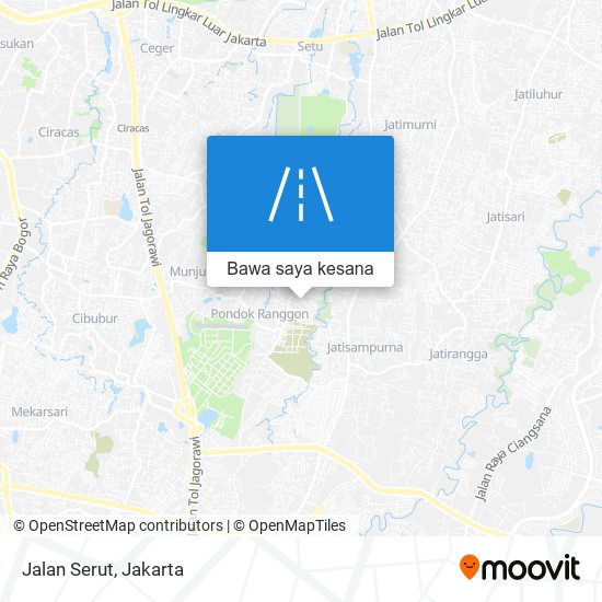 Peta Jalan Serut