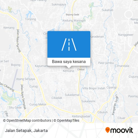 Peta Jalan Setapak