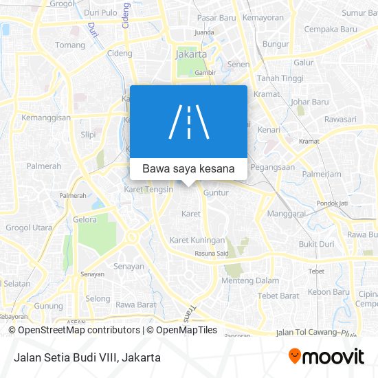 Peta Jalan Setia Budi VIII