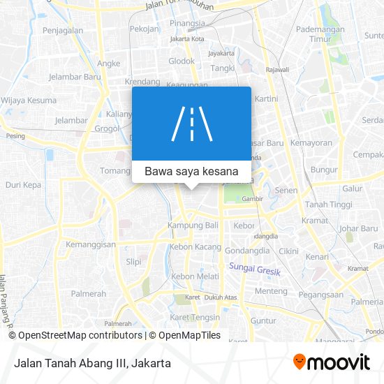 Peta Jalan Tanah Abang III