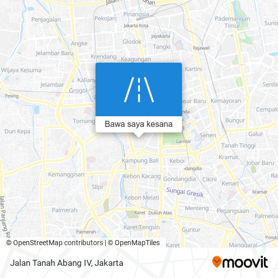 Peta Jalan Tanah Abang IV