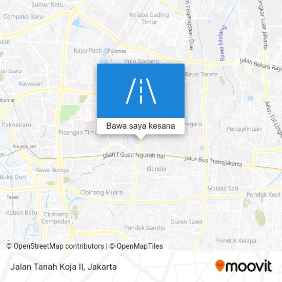 Peta Jalan Tanah Koja II