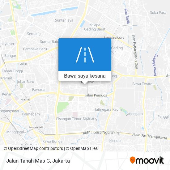 Peta Jalan Tanah Mas G