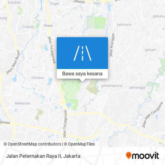 Peta Jalan Peternakan Raya II