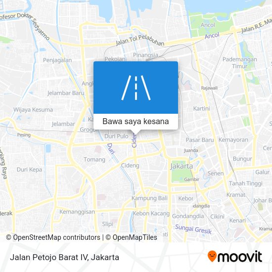 Peta Jalan Petojo Barat IV