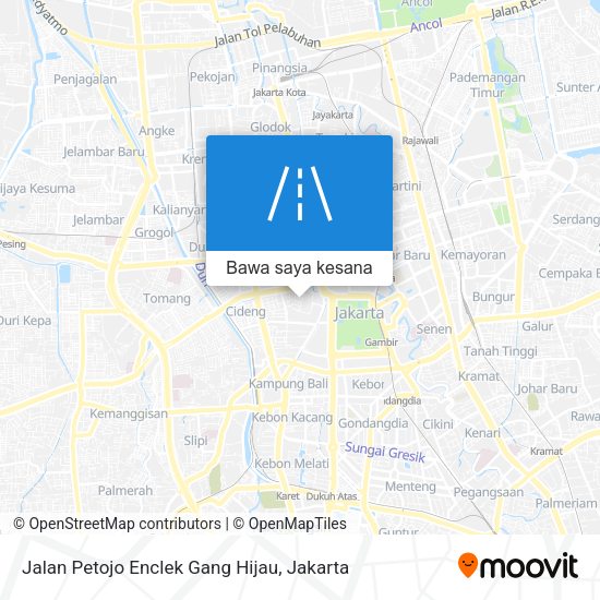 Peta Jalan Petojo Enclek Gang Hijau