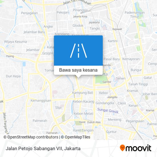 Peta Jalan Petojo Sabangan VII