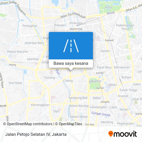 Peta Jalan Petojo Selatan IV