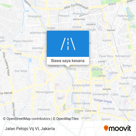 Peta Jalan Petojo Vij VI