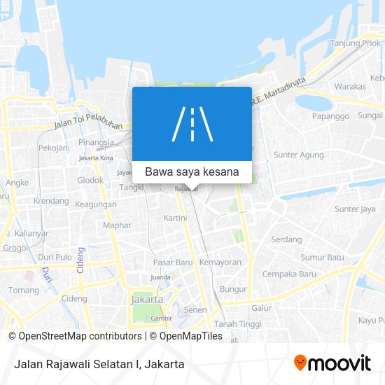 Peta Jalan Rajawali Selatan I