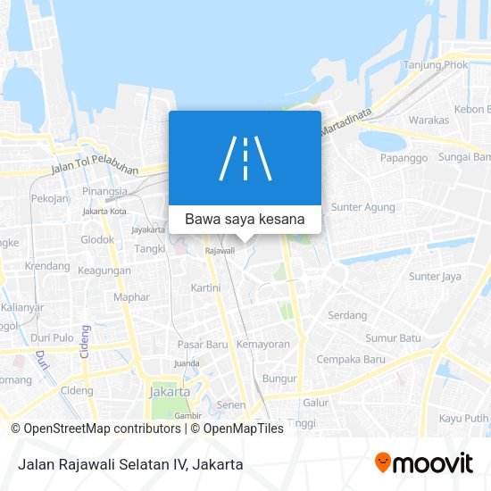 Peta Jalan Rajawali Selatan IV