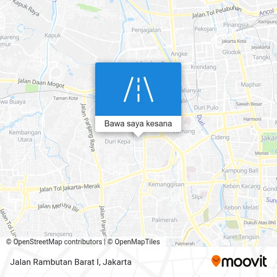 Bagaimana menuju ke Jalan Rambutan Barat I, Jakarta Barat dengan bis ...