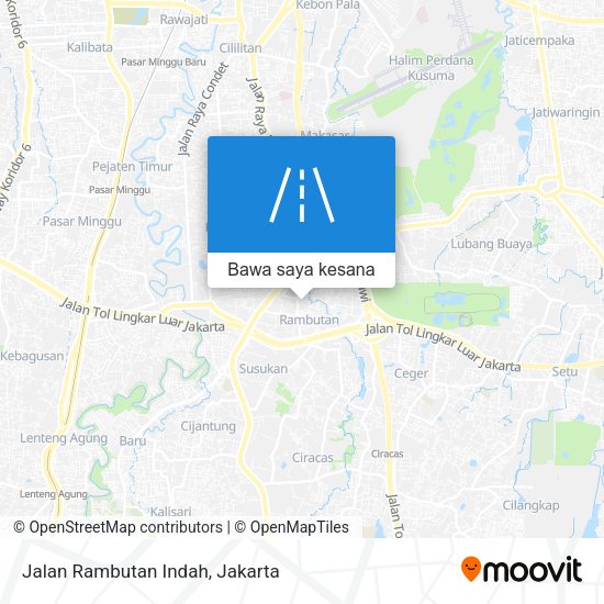 Peta Jalan Rambutan Indah