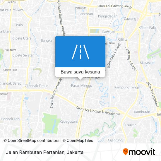 Peta Jalan Rambutan Pertanian