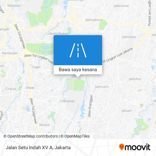 Peta Jalan Setu Indah XV A