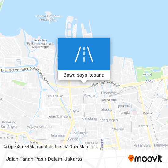 Peta Jalan Tanah Pasir Dalam