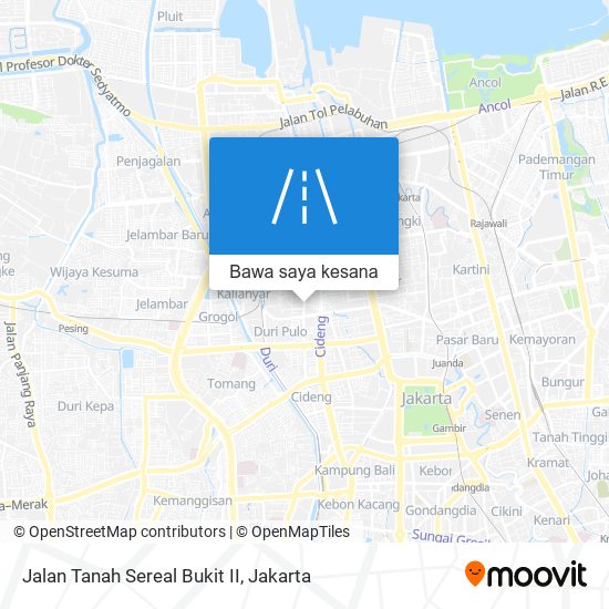 Peta Jalan Tanah Sereal Bukit II