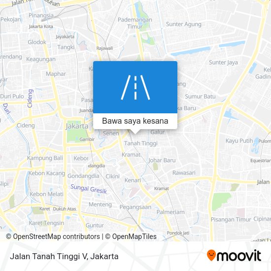 Peta Jalan Tanah Tinggi V