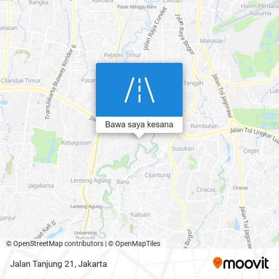 Peta Jalan Tanjung 21