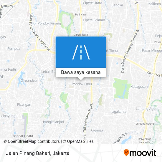 Peta Jalan Pinang Bahari