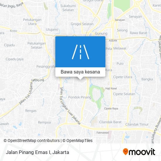 Peta Jalan Pinang Emas I