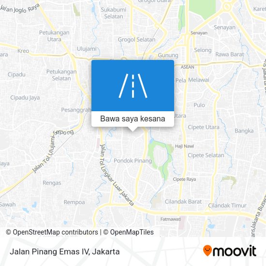 Peta Jalan Pinang Emas IV