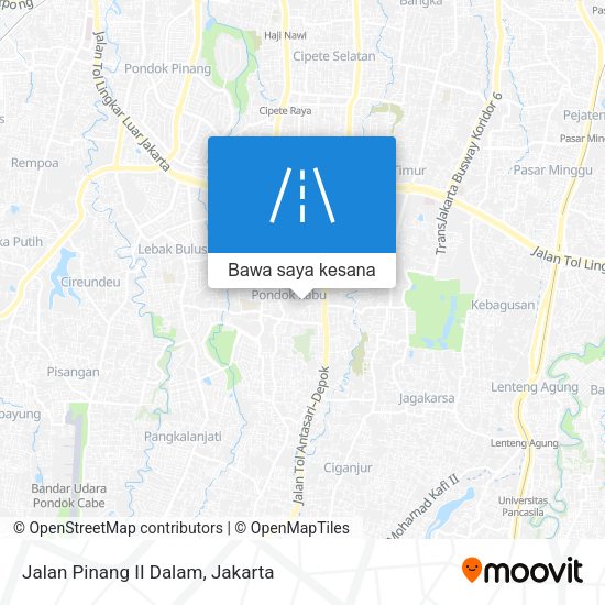 Peta Jalan Pinang II Dalam