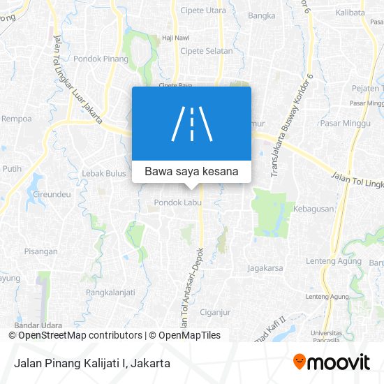 Peta Jalan Pinang Kalijati I