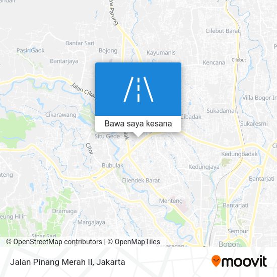 Peta Jalan Pinang Merah II